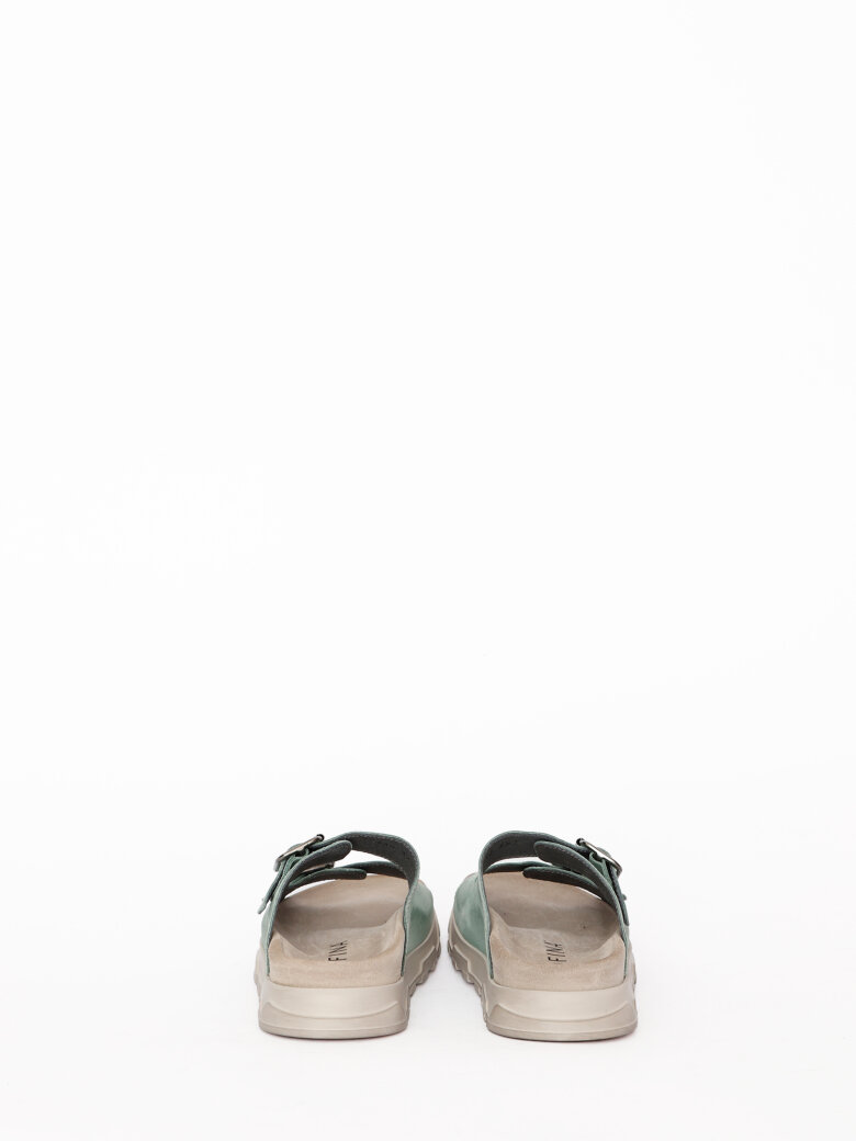 Lofina - Sandal with footbed sole and buckles