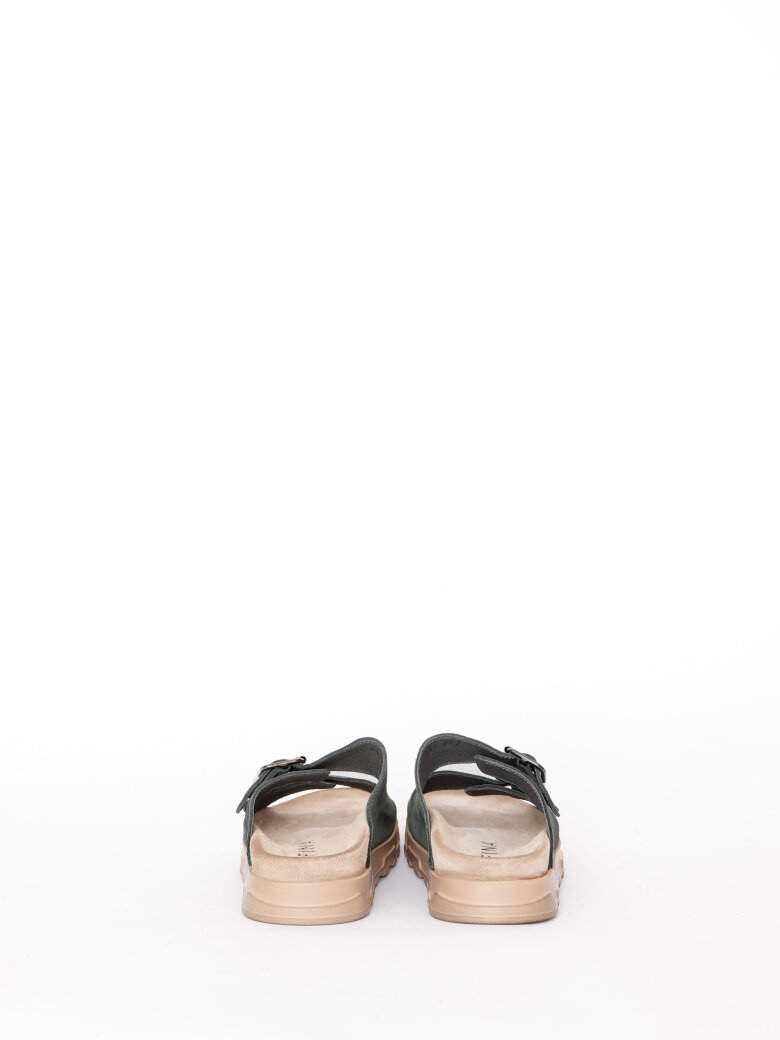 Lofina - Sandal with footbed sole and buckles