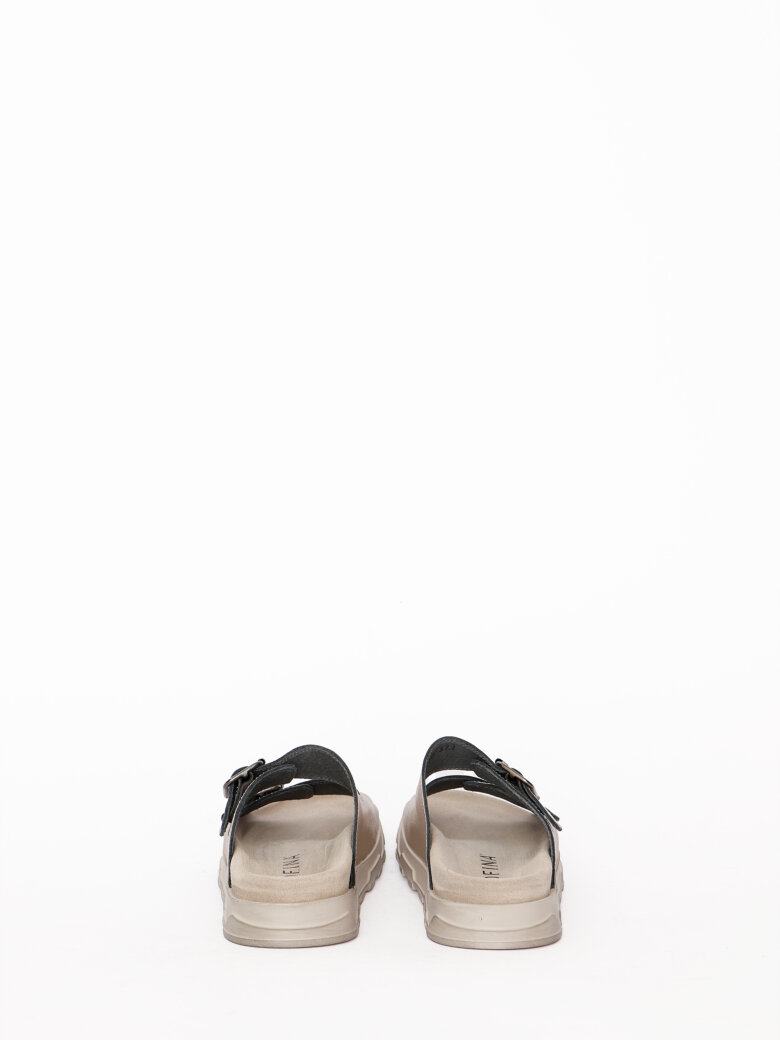 Lofina - Sandal with footbed sole and buckles