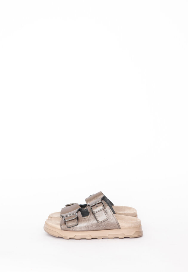 Lofina - Sandal with footbed sole and buckles