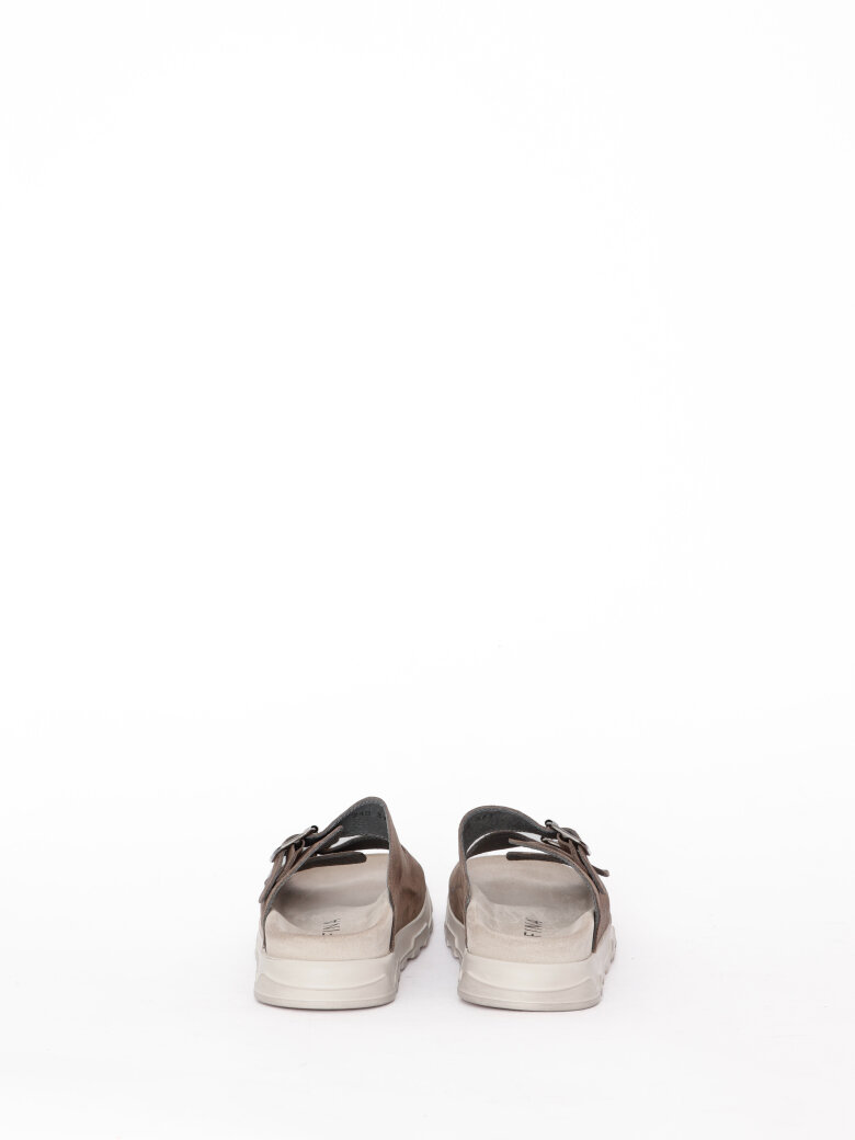 Lofina - Sandal with footbed sole and buckles