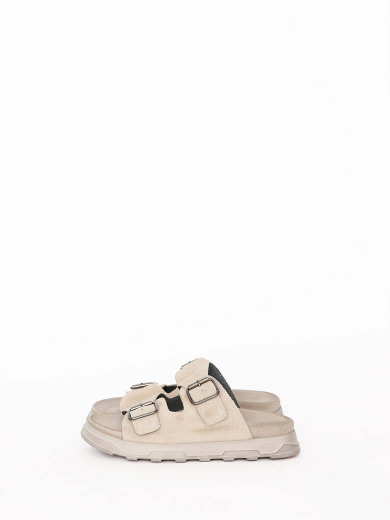 Lofina - Sandal med fodsengssål og spænder