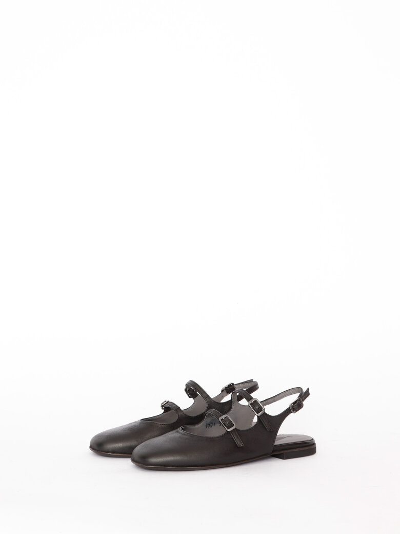 Sort Aarhus - Ballet flat with leather sole