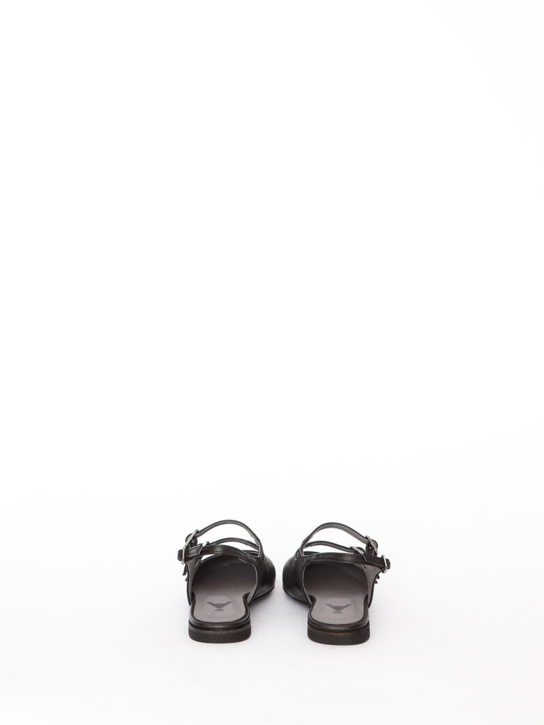 Sort Aarhus - Ballet flat with leather sole