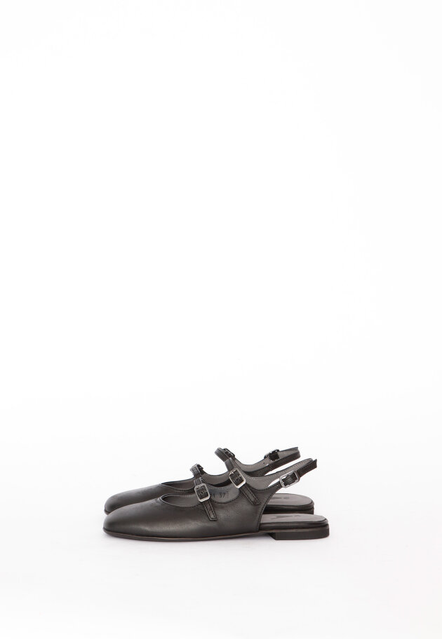 Sort Aarhus - Ballet flat with leather sole