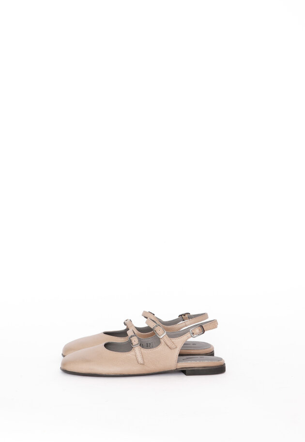Sort Aarhus - Ballet flat with leather sole