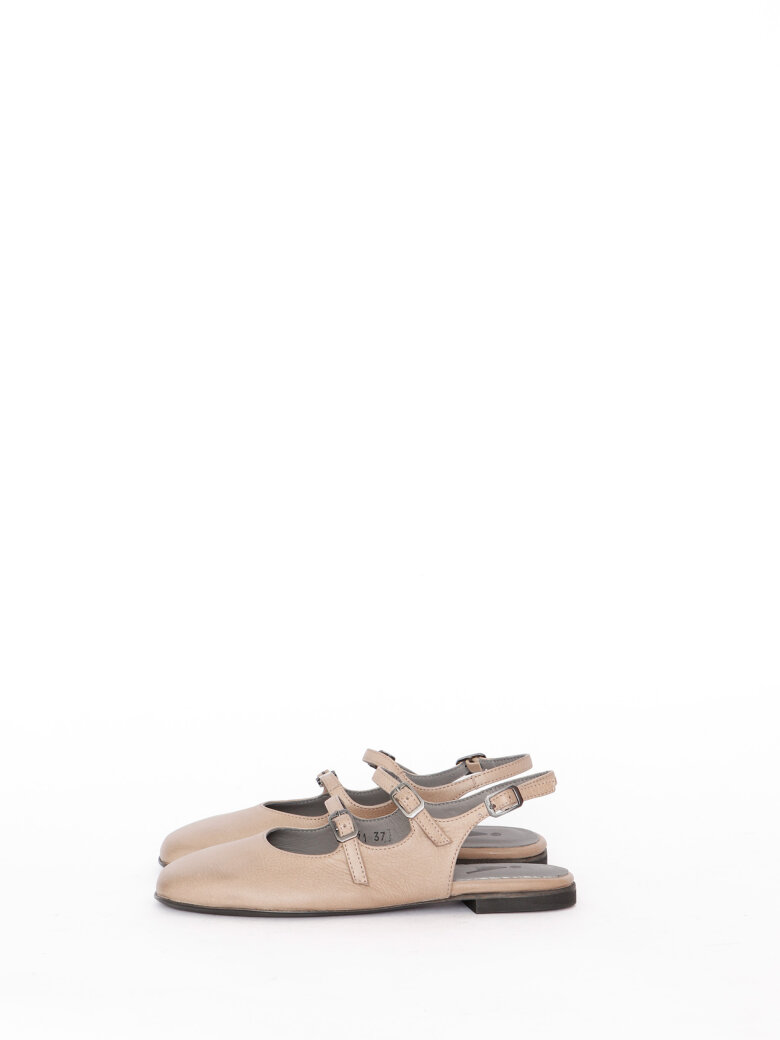 Sort Aarhus - Ballet flat with leather sole