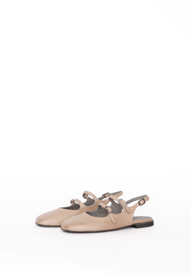 Sort Aarhus - Ballet flat with leather sole