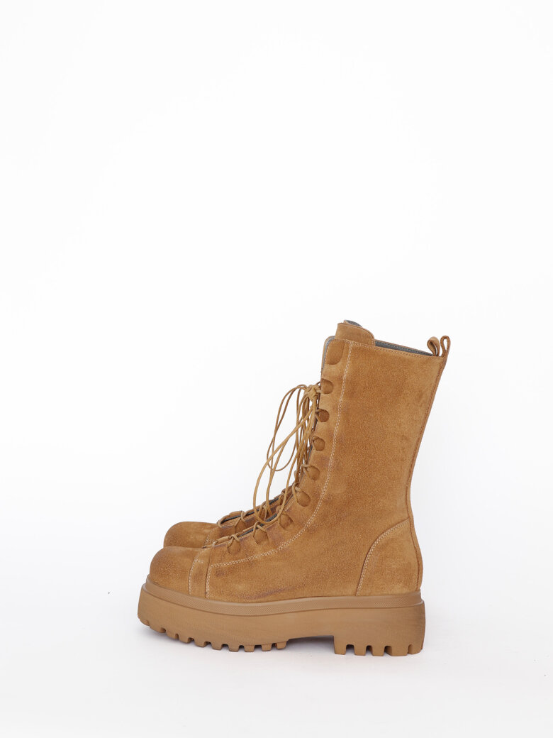 Lofina - Boot with laces and zipper