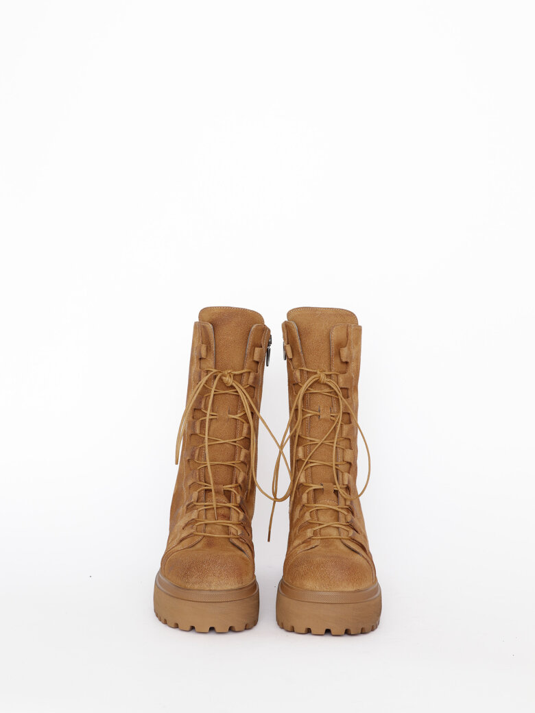 Lofina - Boot with laces and zipper