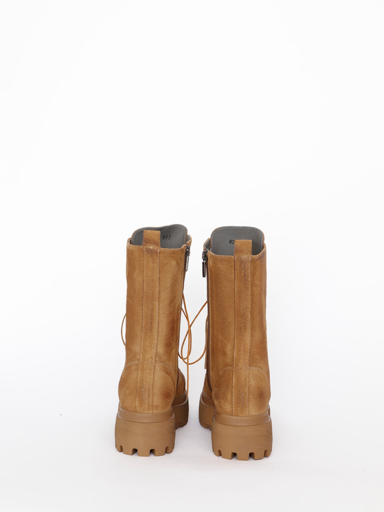 Lofina - Boot with laces and zipper