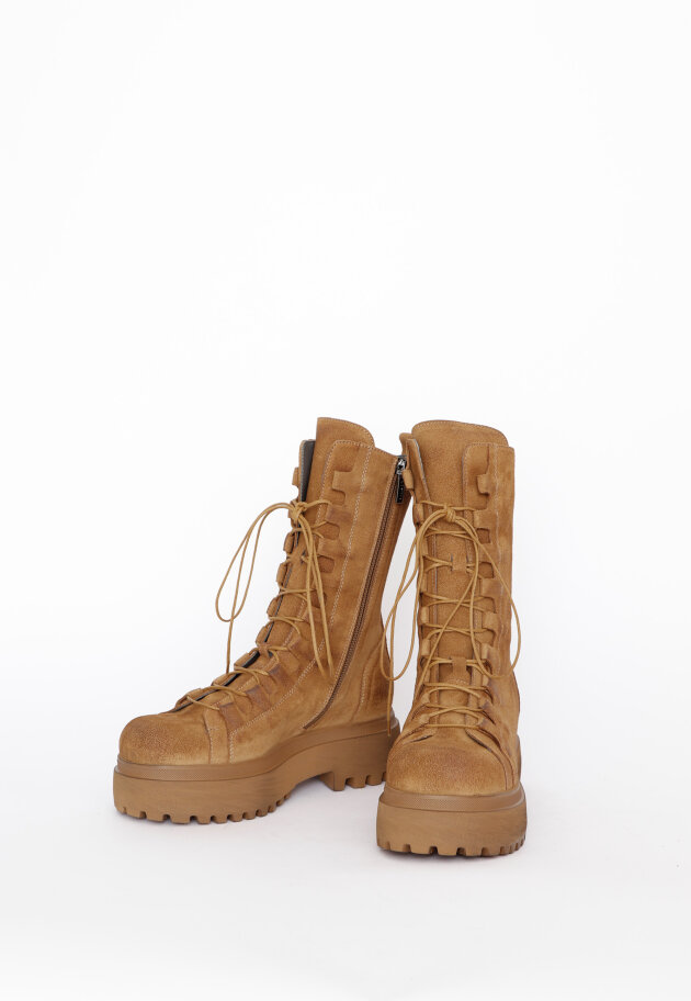Lofina - Boot with laces and zipper