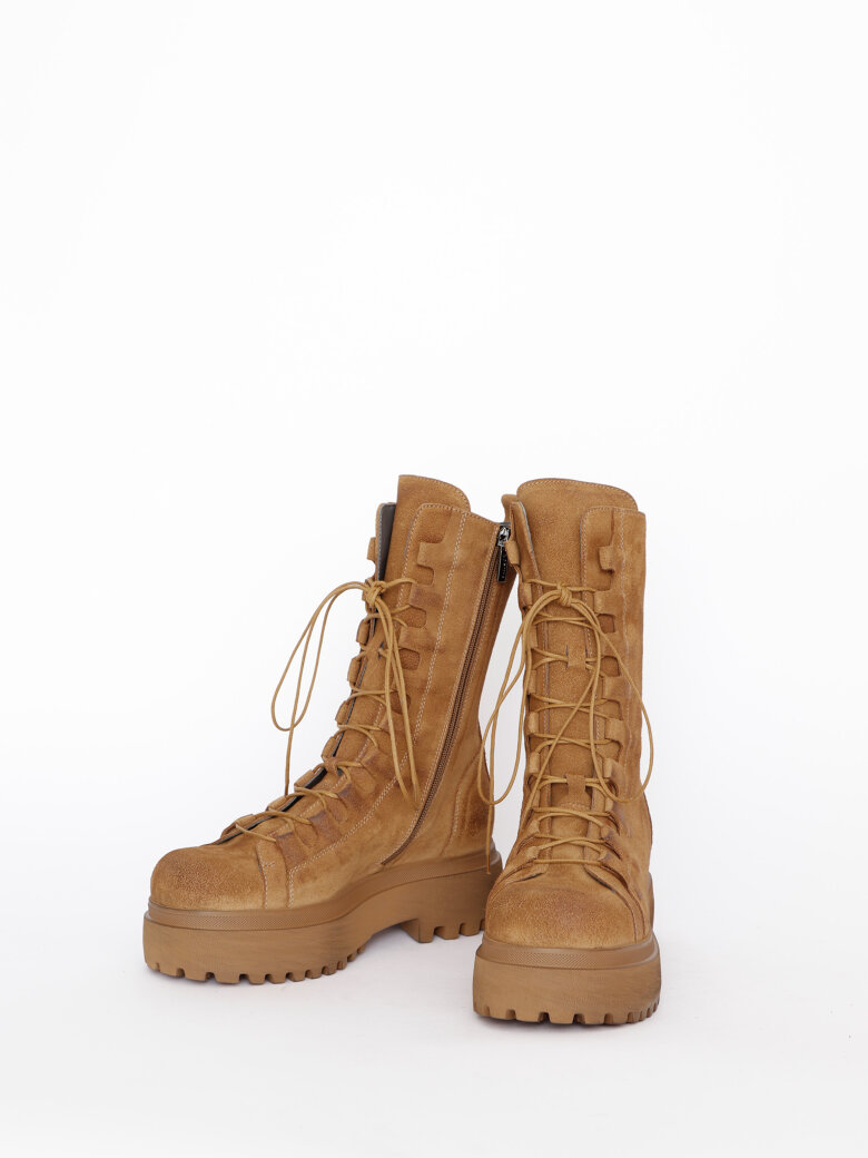 Lofina - Boot with laces and zipper