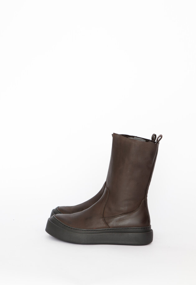 Lofina - Boot with stretch leather and zipper