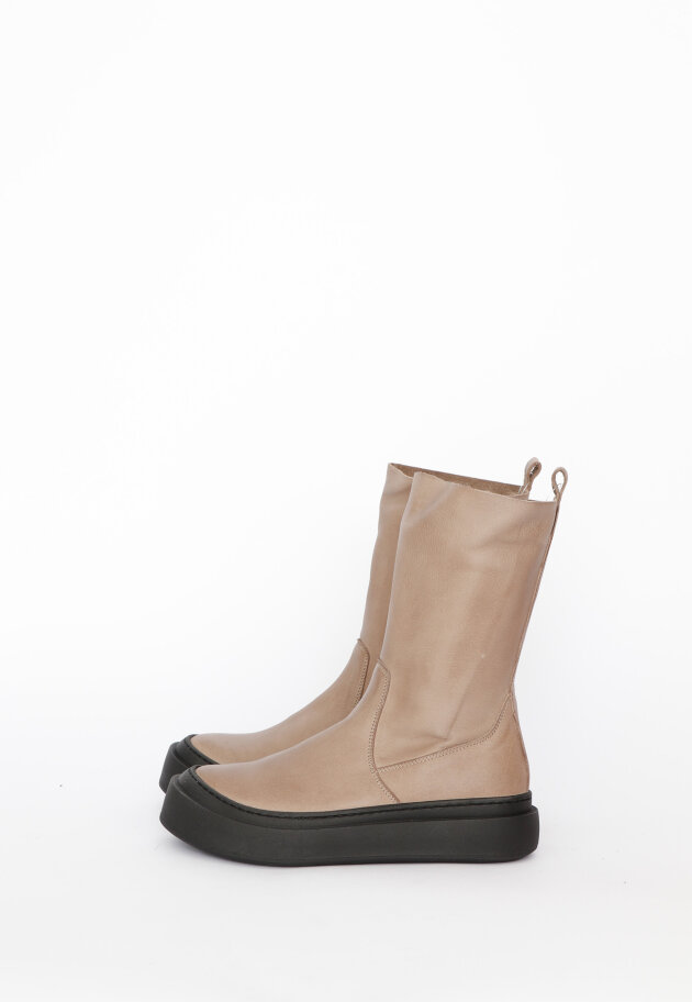 Lofina - Boot with stretch leather and zipper