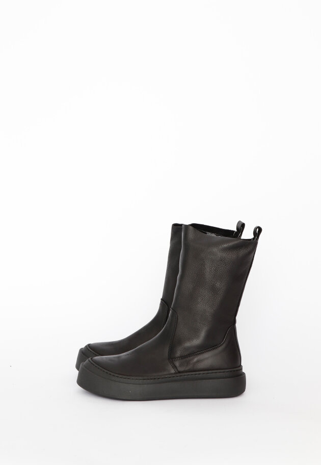 Lofina - Boot with loose leather shaft and zipper