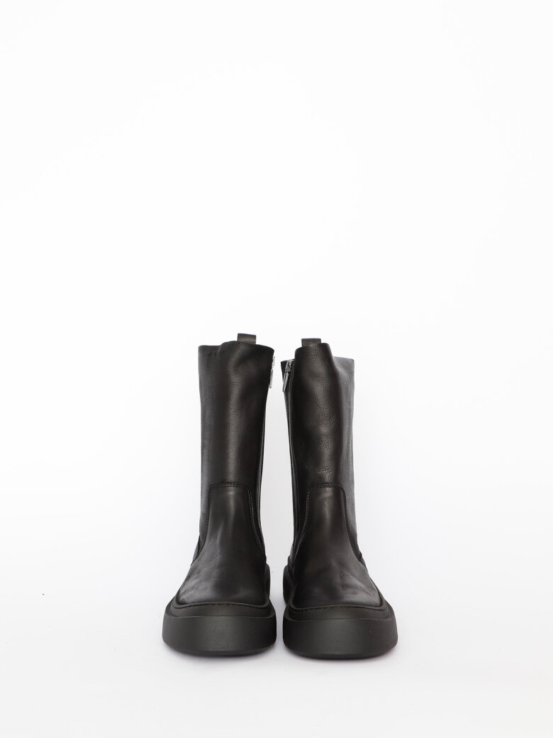 Lofina - Boot with loose leather shaft and zipper