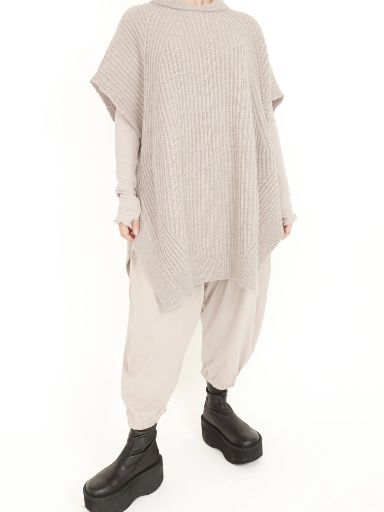 Sort Aarhus - Strikket oversize vest