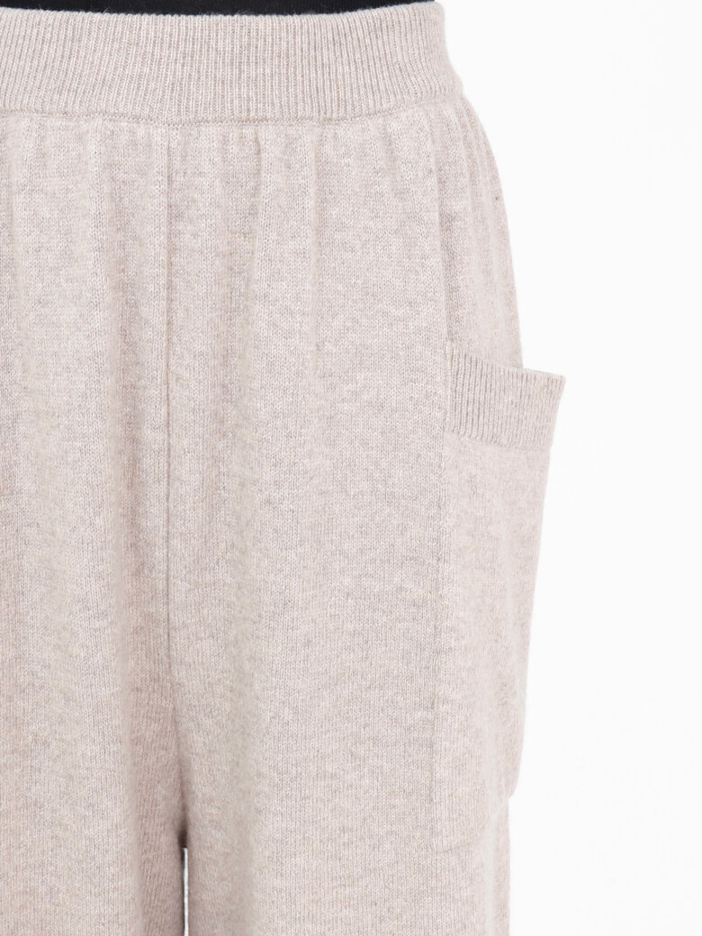 Sort Aarhus - Knitted 3/4 pants