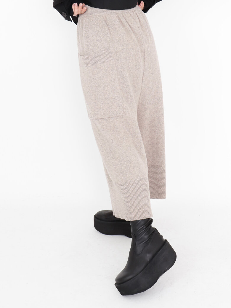 Sort Aarhus - Knitted 3/4 pants