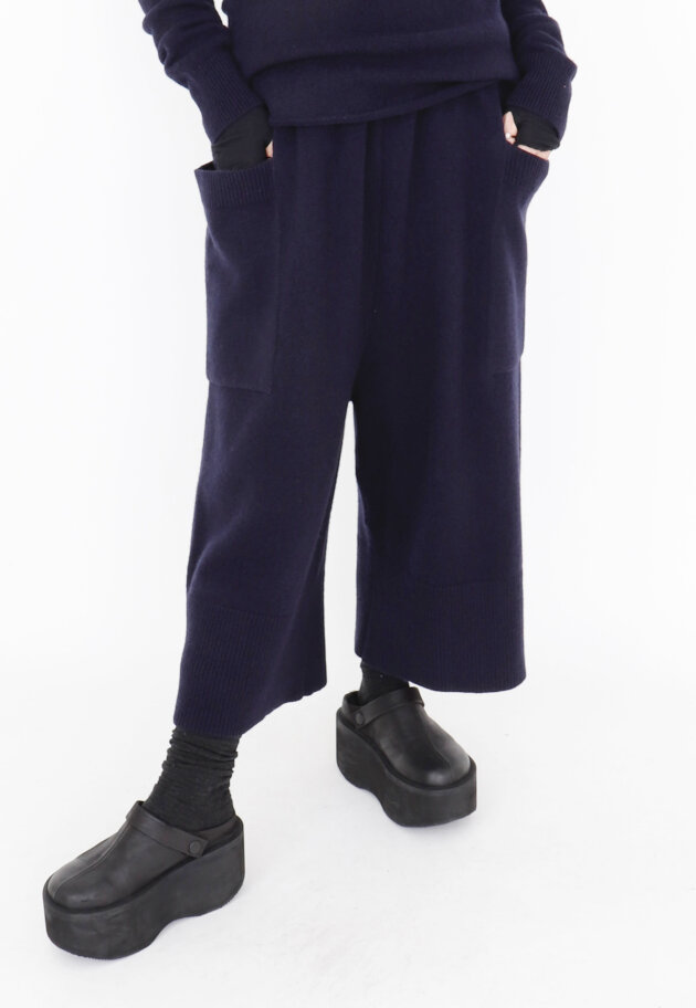 Sort Aarhus - Knitted 3/4 pants