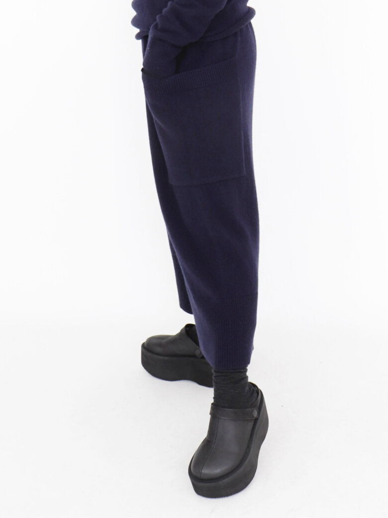 Sort Aarhus - Knitted 3/4 pants