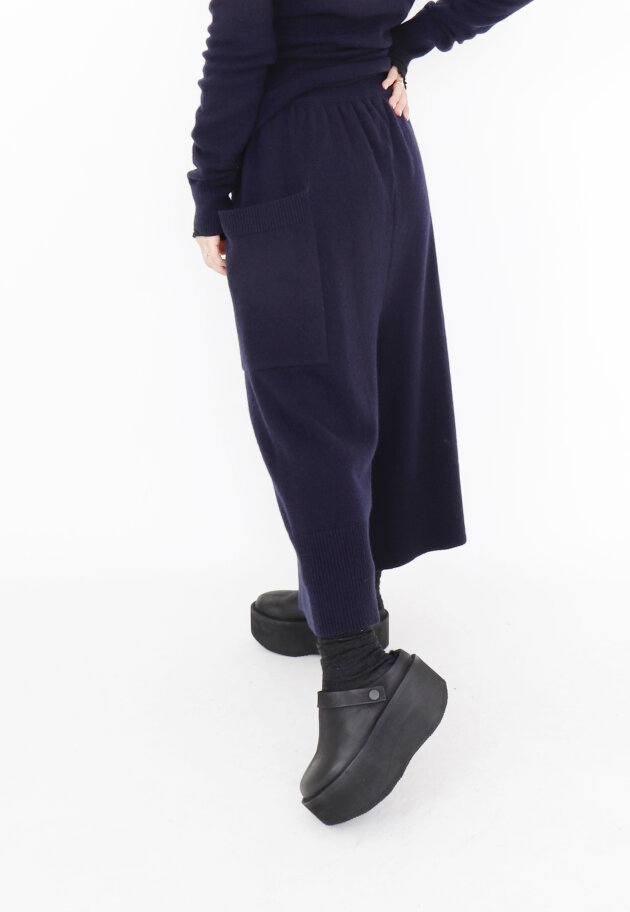 Sort Aarhus - Knitted 3/4 pants