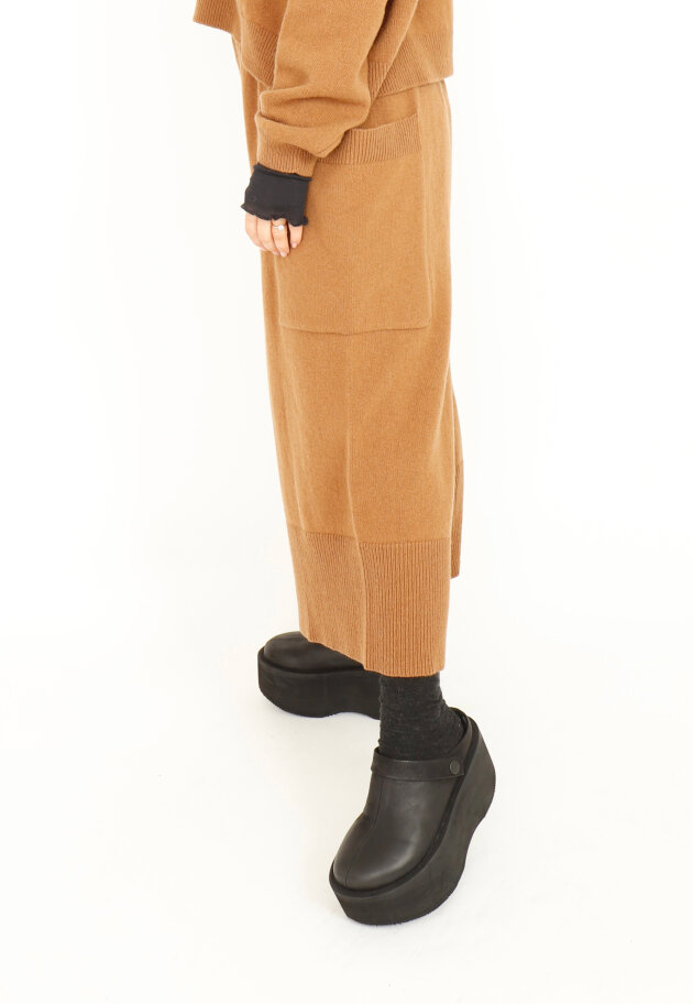 Sort Aarhus - Knitted 3/4 pants