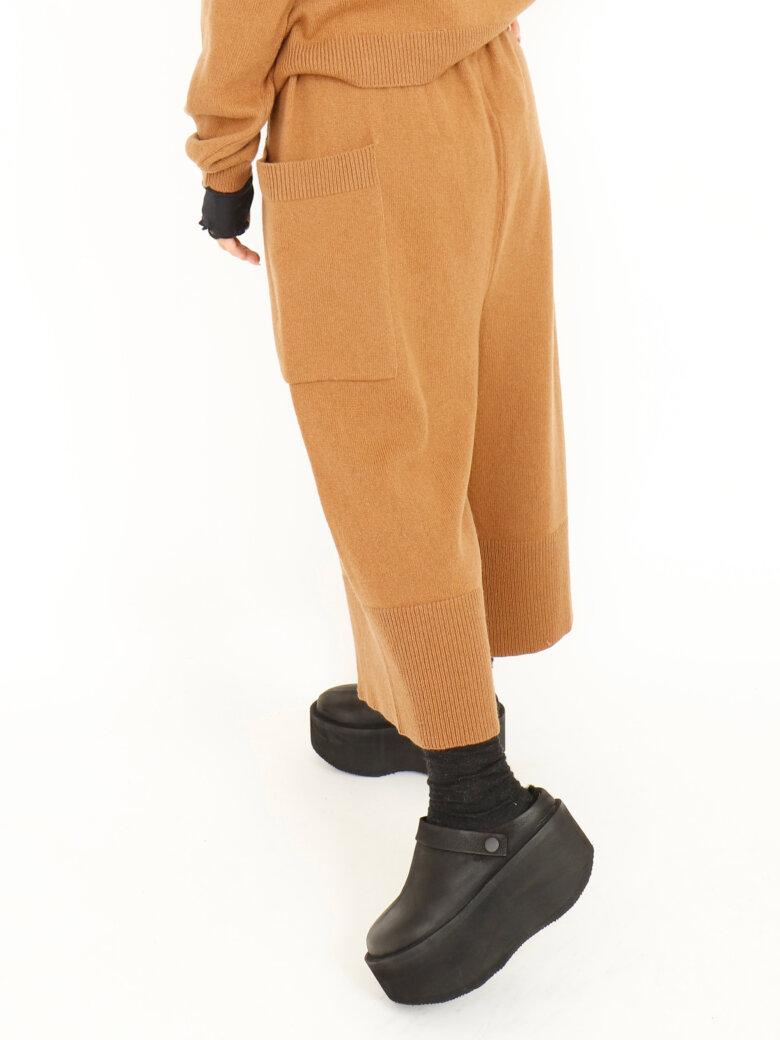 Sort Aarhus - Knitted 3/4 pants