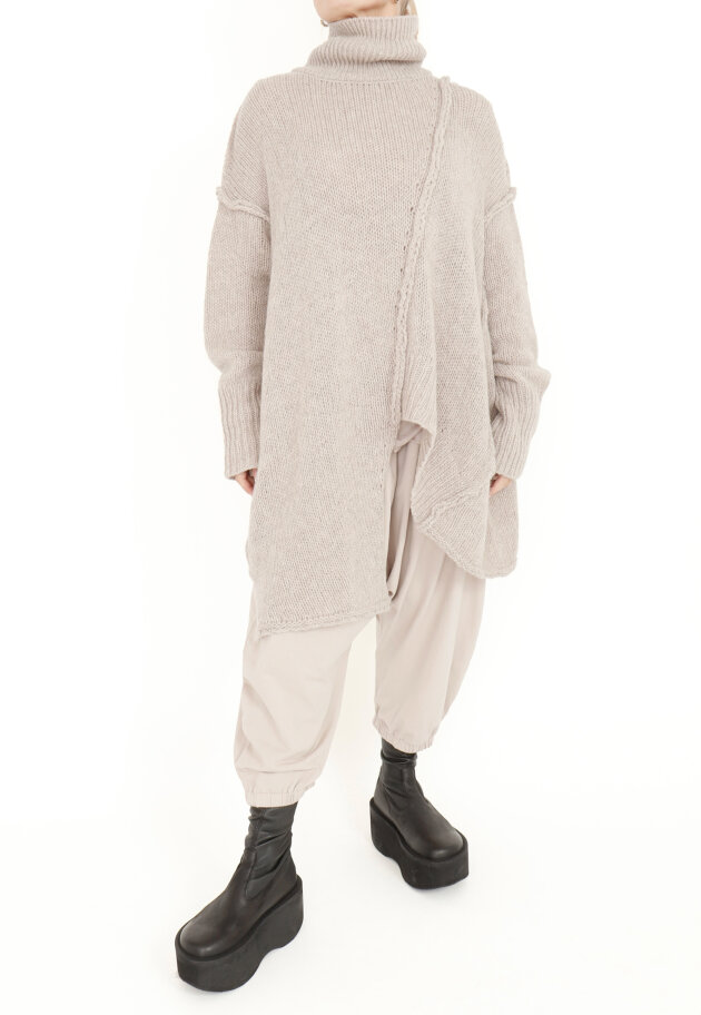 Sort Aarhus - Strikket oversize bluse