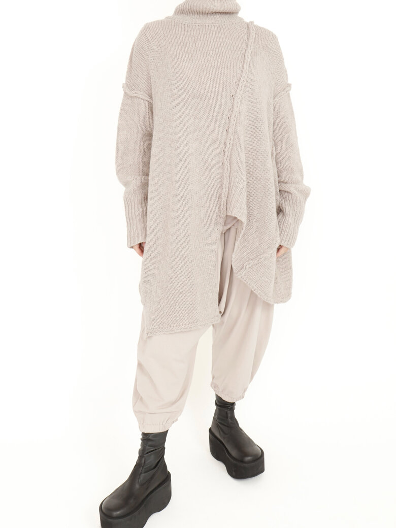 Sort Aarhus - Strikket oversize bluse