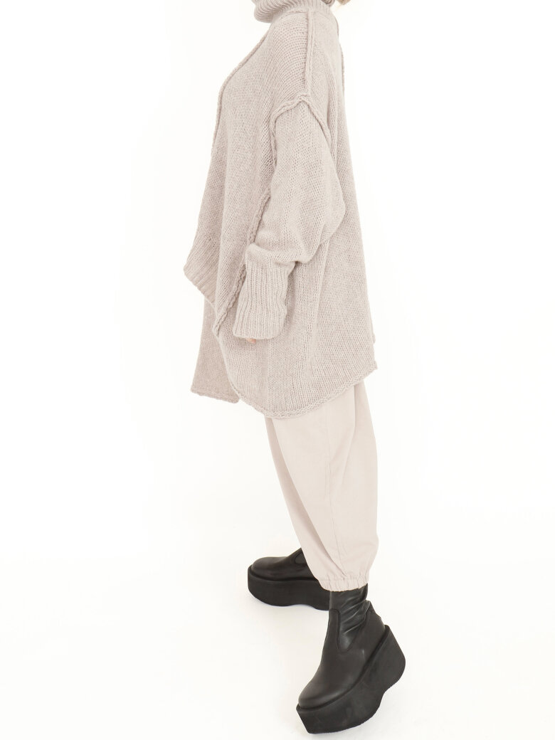 Sort Aarhus - Strikket oversize bluse