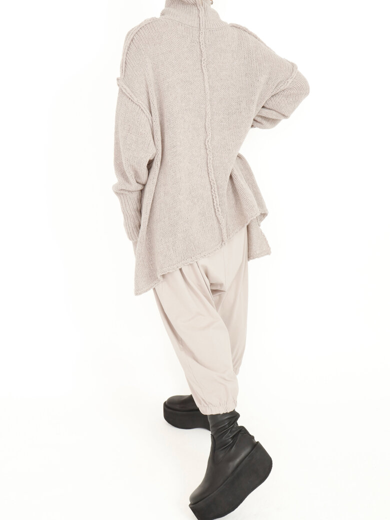 Sort Aarhus - Strikket oversize bluse