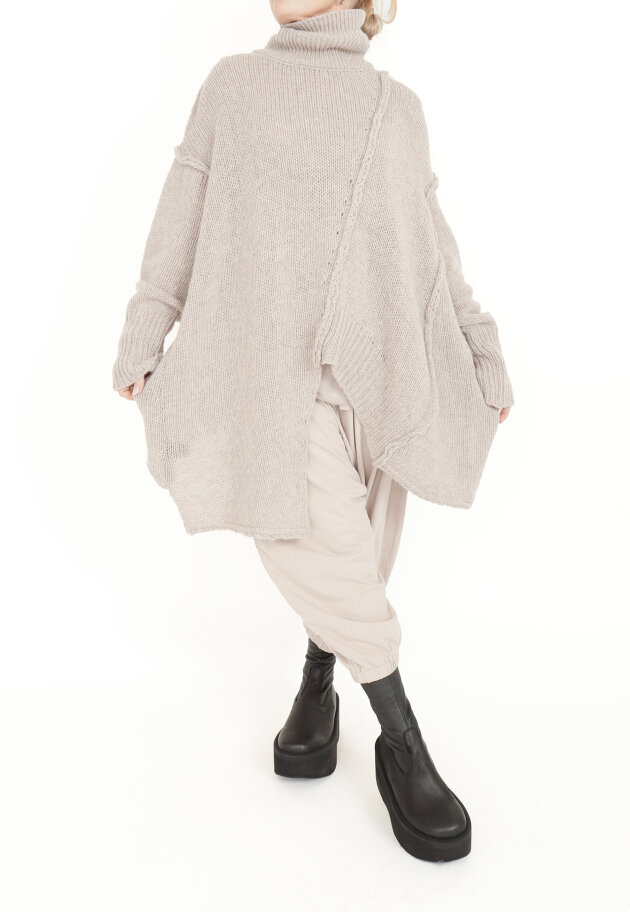 Sort Aarhus - Strikket oversize bluse