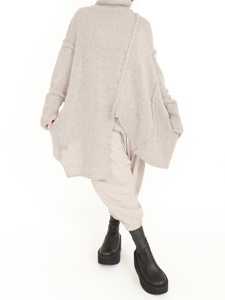 Sort Aarhus - Strikket oversize bluse
