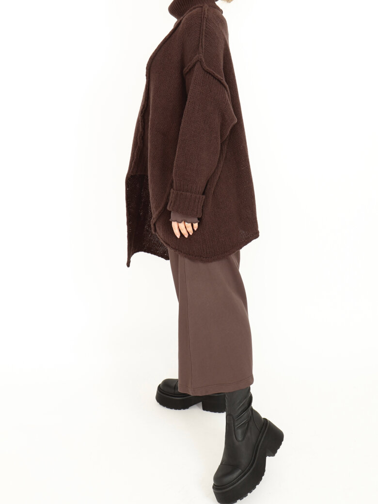 Sort Aarhus - Strikket oversize bluse