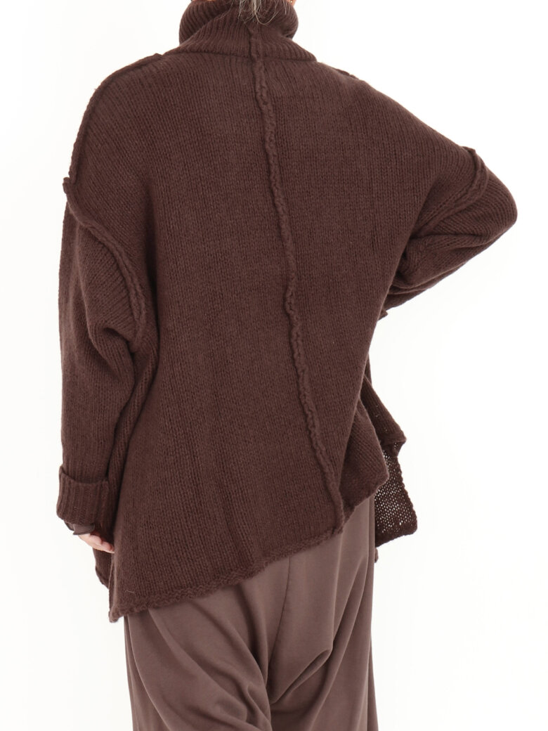 Sort Aarhus - Strikket oversize bluse