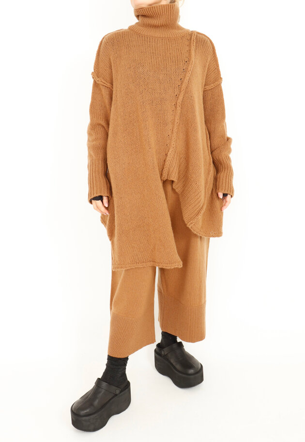 Sort Aarhus - Strikket oversize bluse