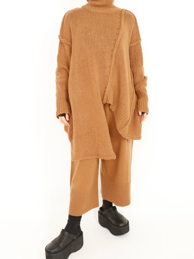 Sort Aarhus - Strikket oversize bluse