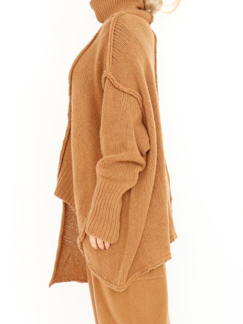 Sort Aarhus - Strikket oversize bluse