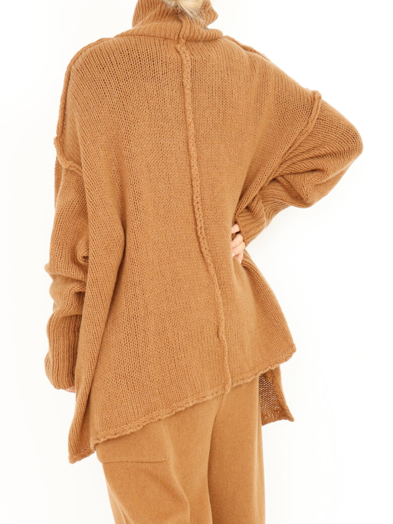 Sort Aarhus - Strikket oversize bluse