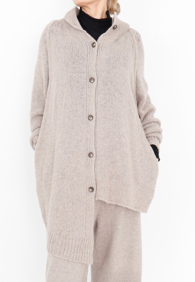 Sort Aarhus - Strikket bluse / cardigan