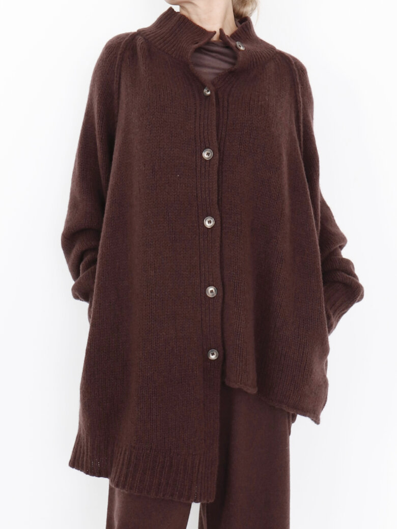 Sort Aarhus - Knitted cardigan / blouse