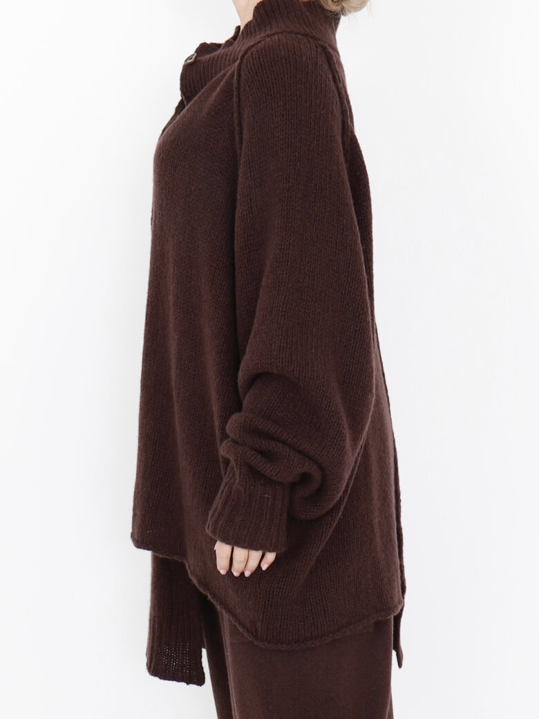 Sort Aarhus - Knitted cardigan / blouse