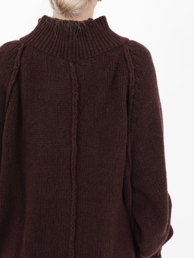 Sort Aarhus - Knitted cardigan / blouse