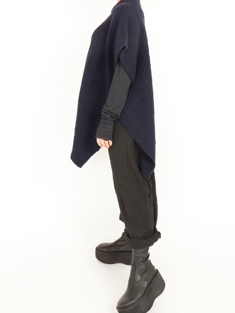 Sort Aarhus - Knitted oversize vest