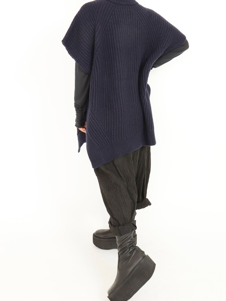 Sort Aarhus - Knitted oversize vest