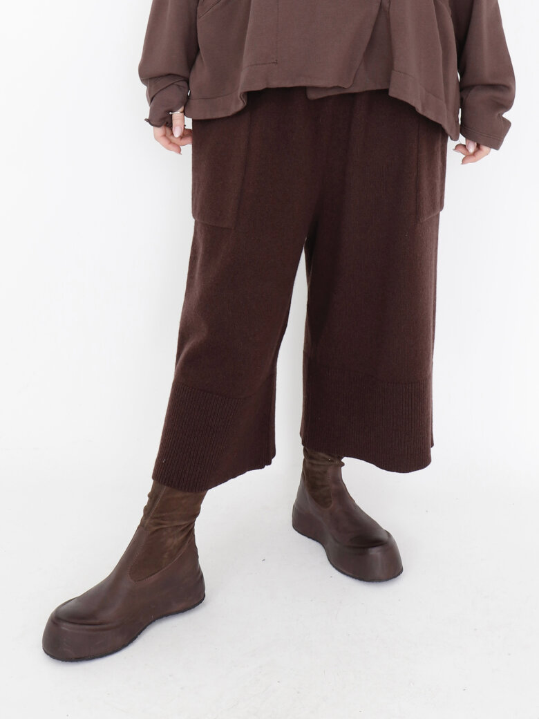 Sort Aarhus - Knitted 3/4 pants