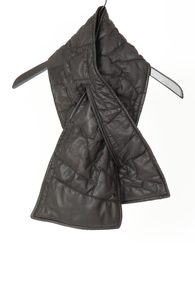 Sort Aarhus - Leather scarf