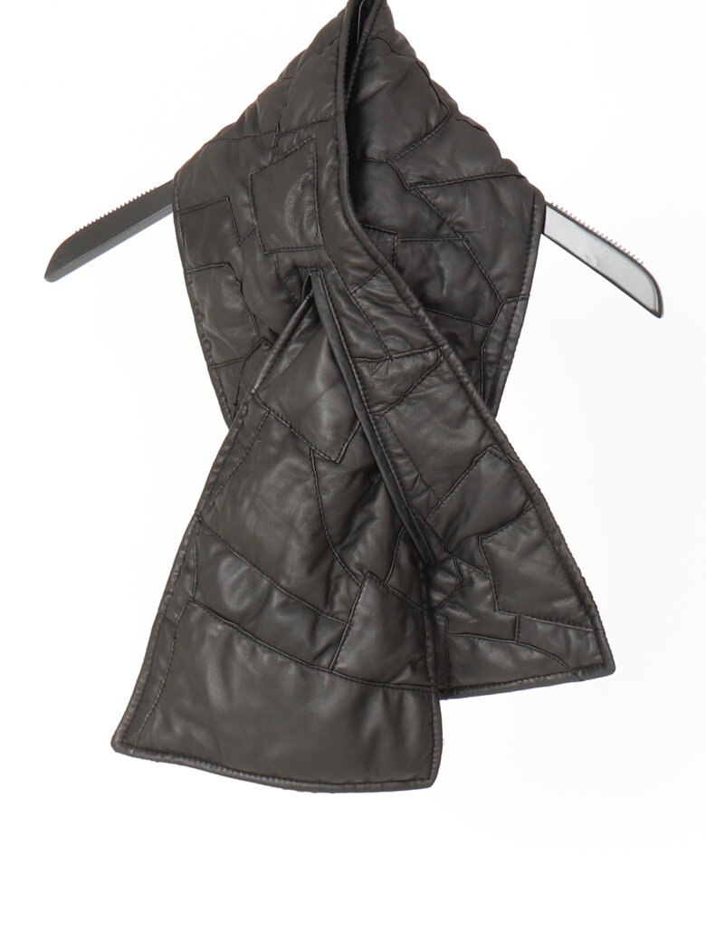 Sort Aarhus - Leather scarf